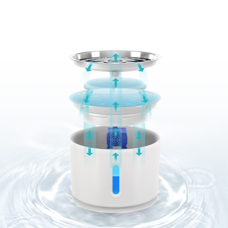 Stainless Steel Water Dispenser For Cats And Dogs