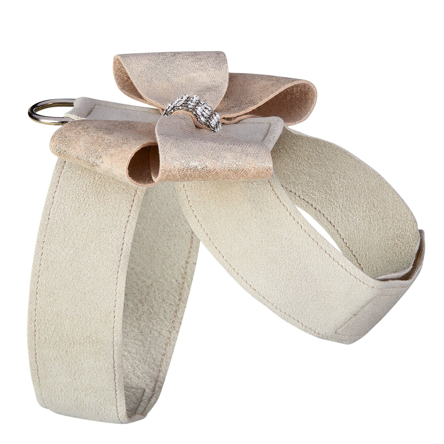 Champagne Glitzerati Nouveau Bow Tinkie Harness
