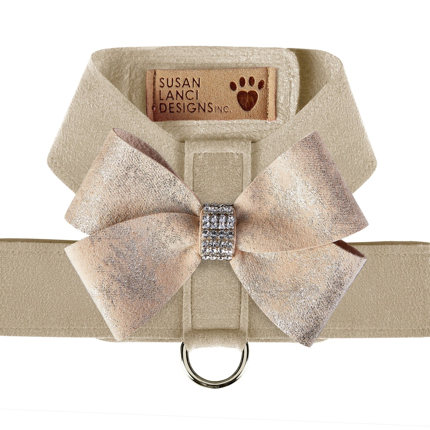 Champagne Glitzerati Nouveau Bow Tinkie Harness