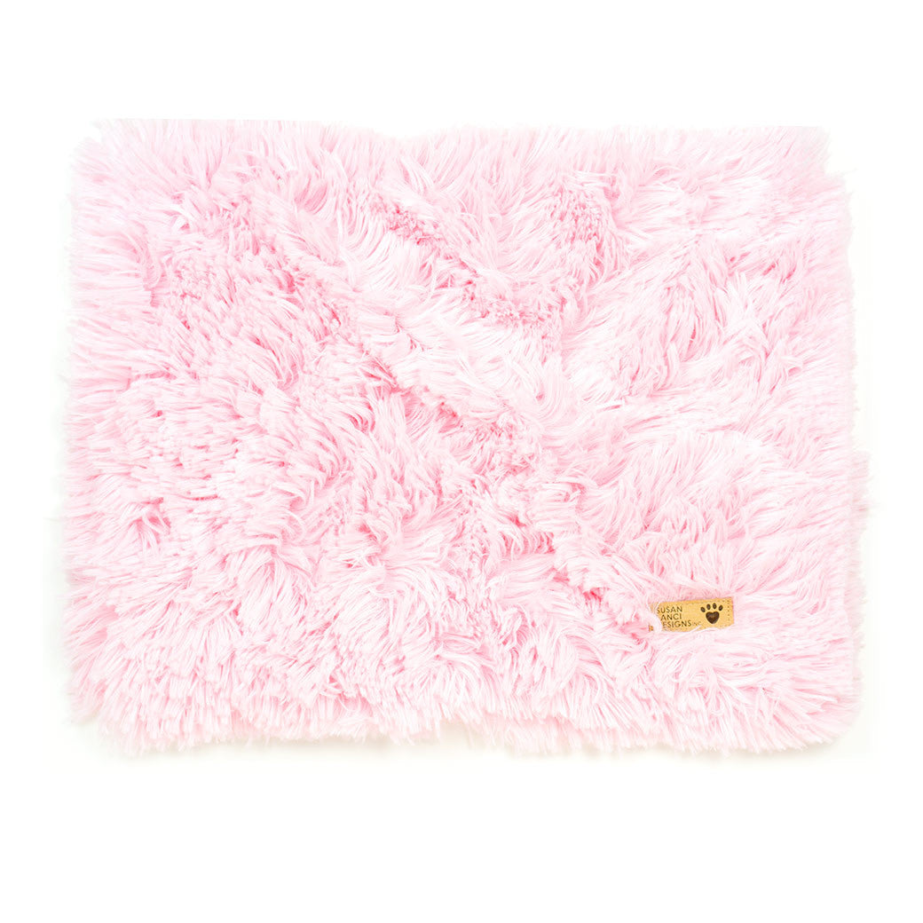 Puppy Pink Shag Blanket