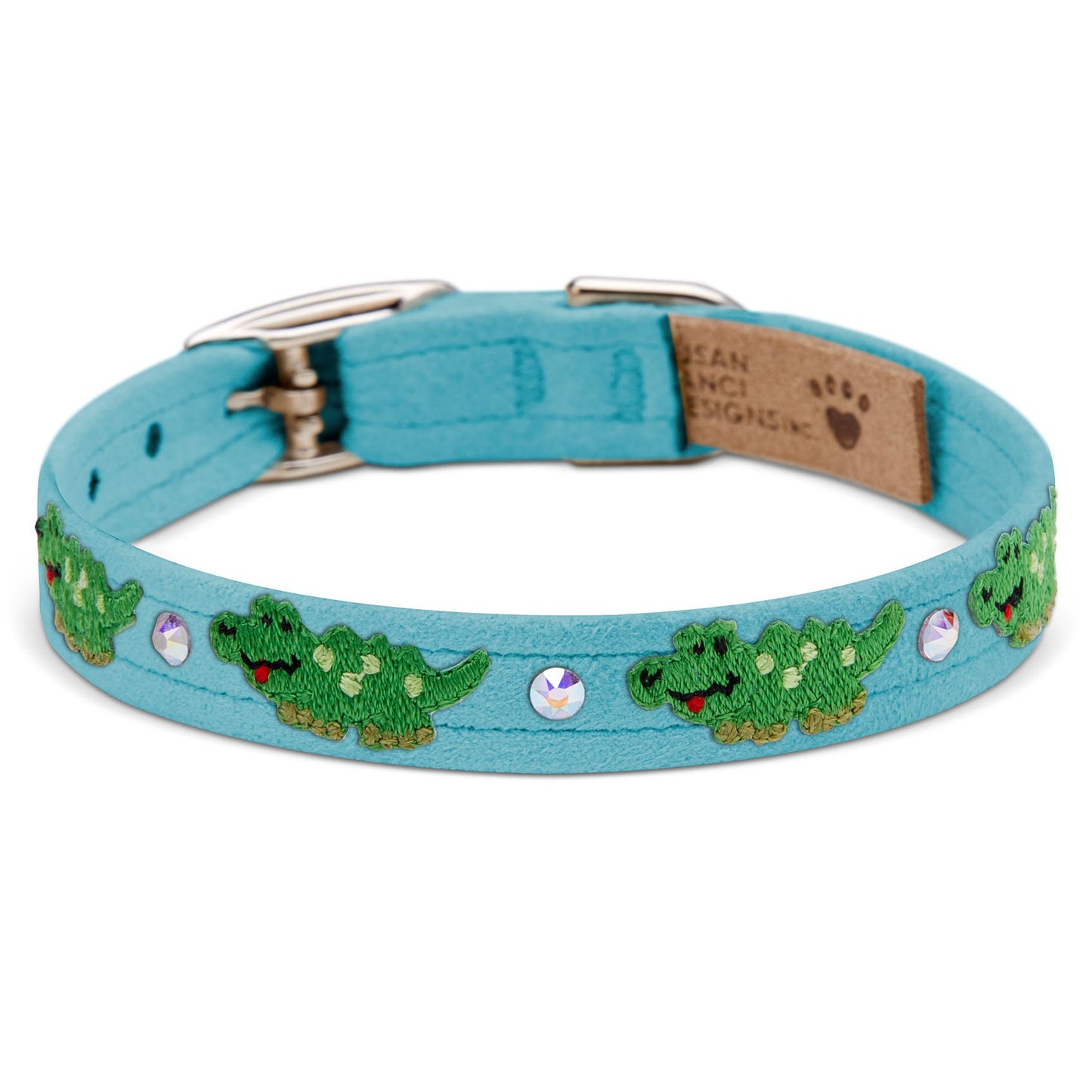 Embroidered Alligators Collar