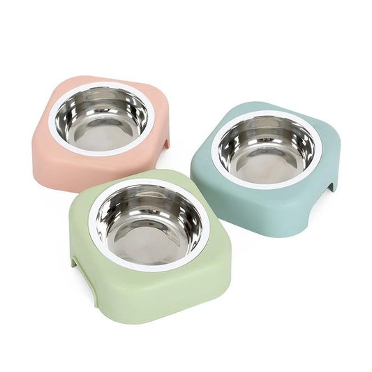 Pet stainless steel food tray