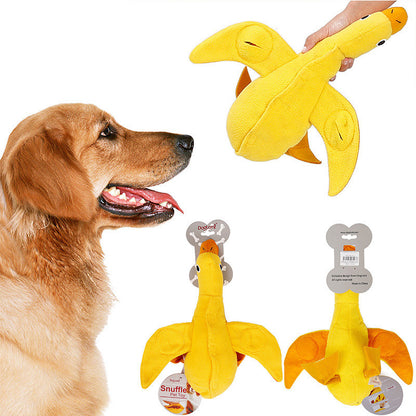 Sounding plush toys for dogs