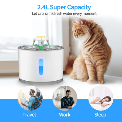 Stainless Steel Water Dispenser For Cats And Dogs