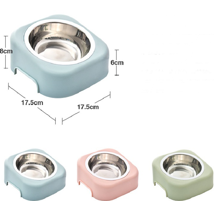 Pet stainless steel food tray