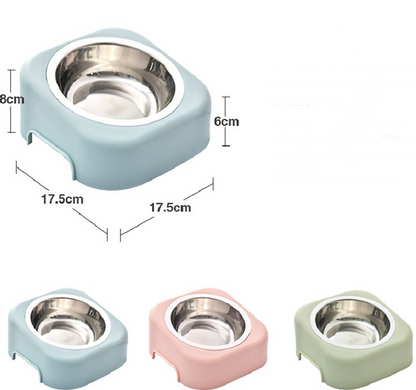 Pet stainless steel food tray