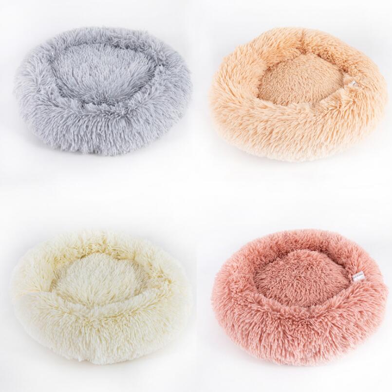 Round Plush Pet Bed