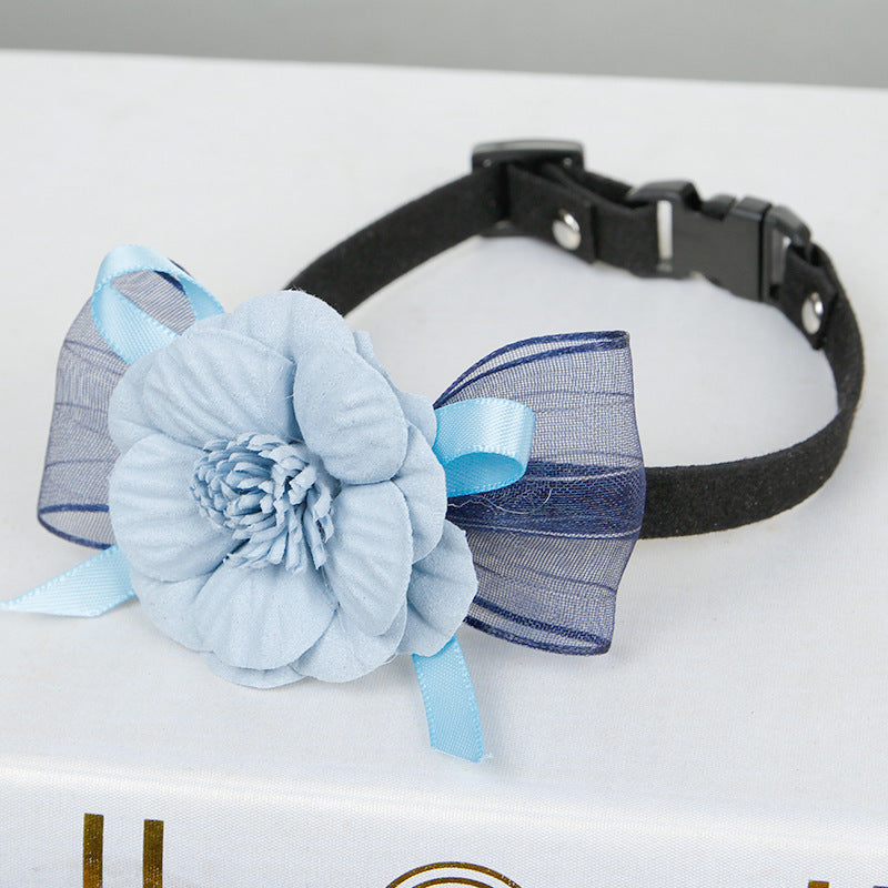 Flower Pet Collar Necklace