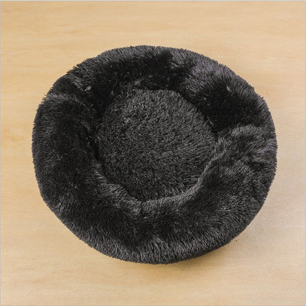 Round Plush Pet Bed