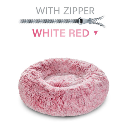 Fluffy Donut Dog Bed