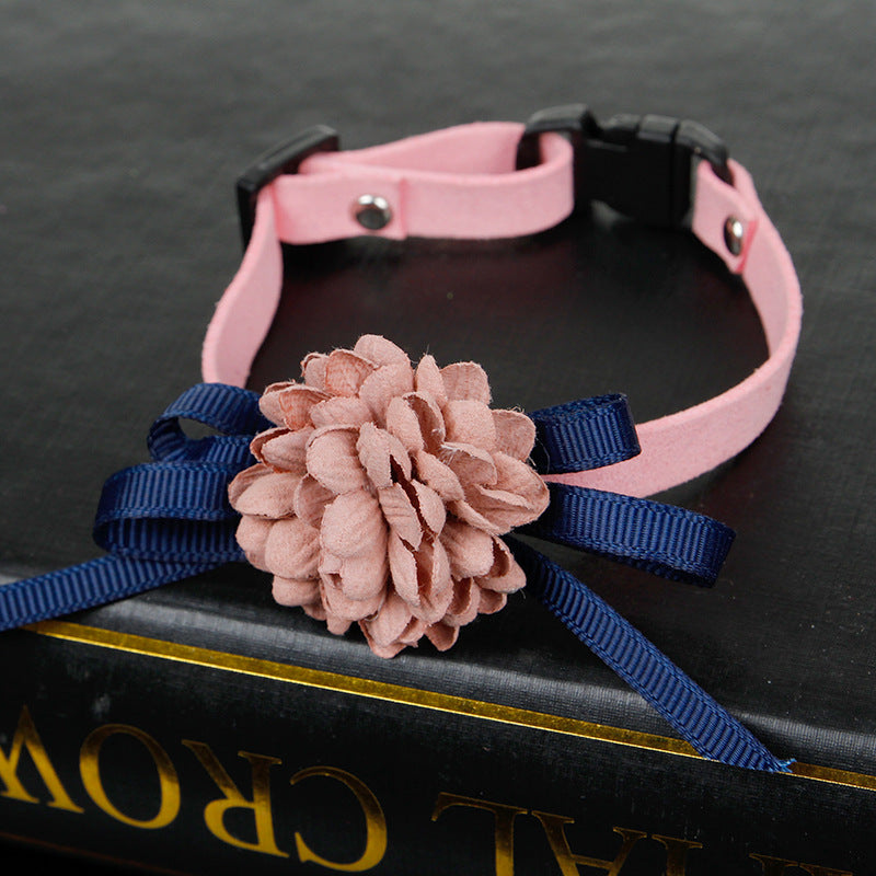 Flower Pet Collar Necklace