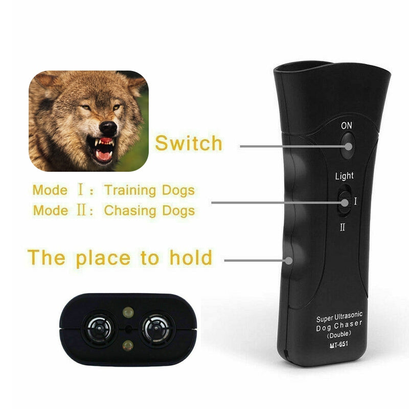 3-in-1 Anti Barking Dog Repeller