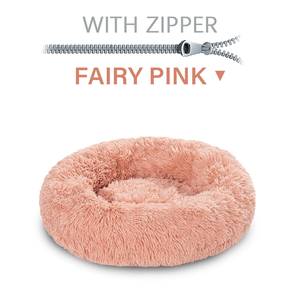 Fluffy Donut Dog Bed