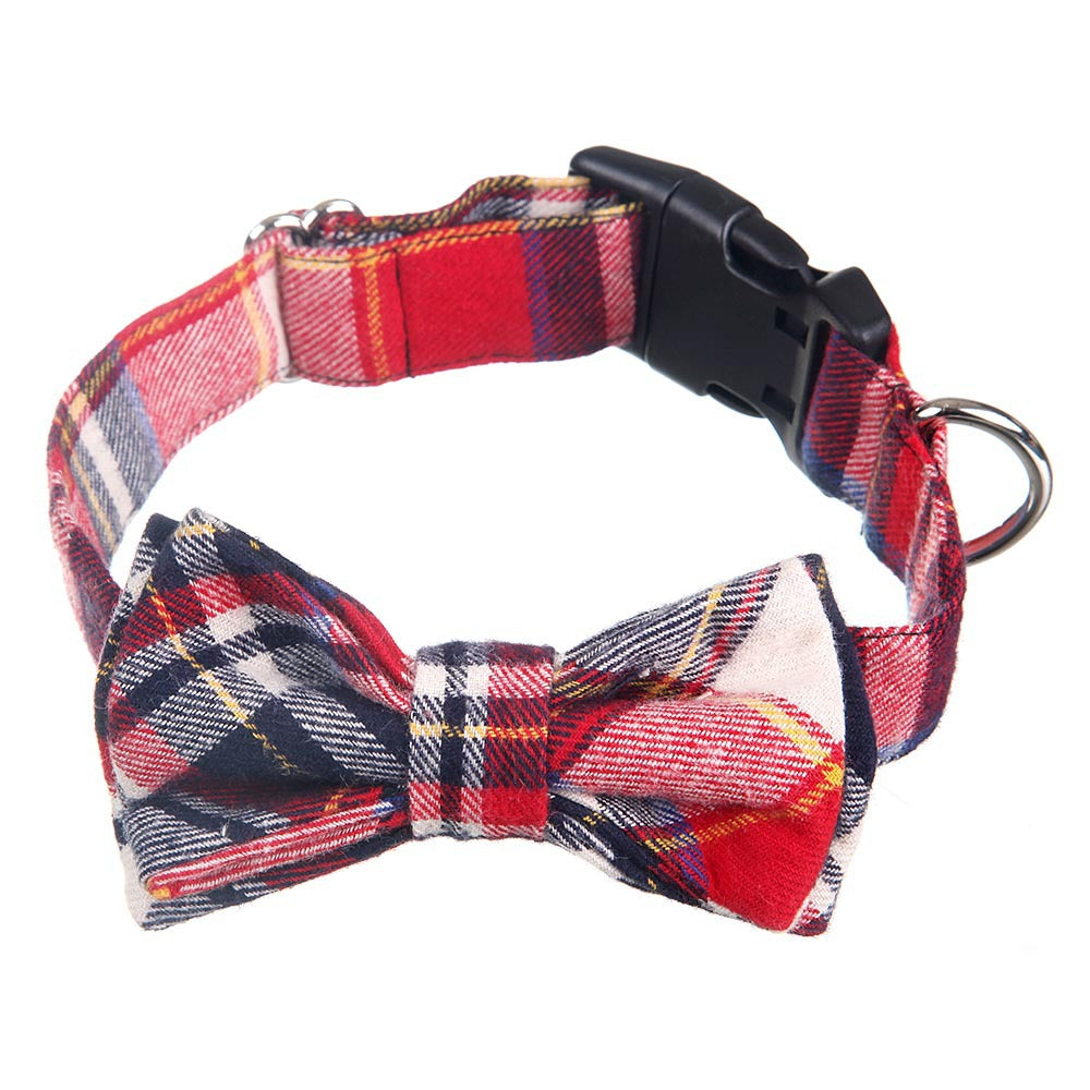 Pet bow collar