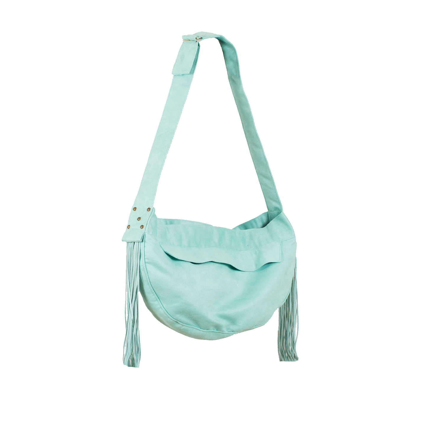 Mint Cuddle Carrier with Fringe
