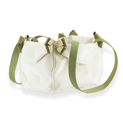 2 Toned Doe & Olive Luxury Carrier