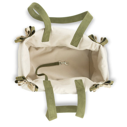 2 Toned Doe & Olive Luxury Carrier