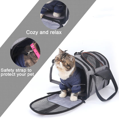 Folding Puppy Car Seat Basket