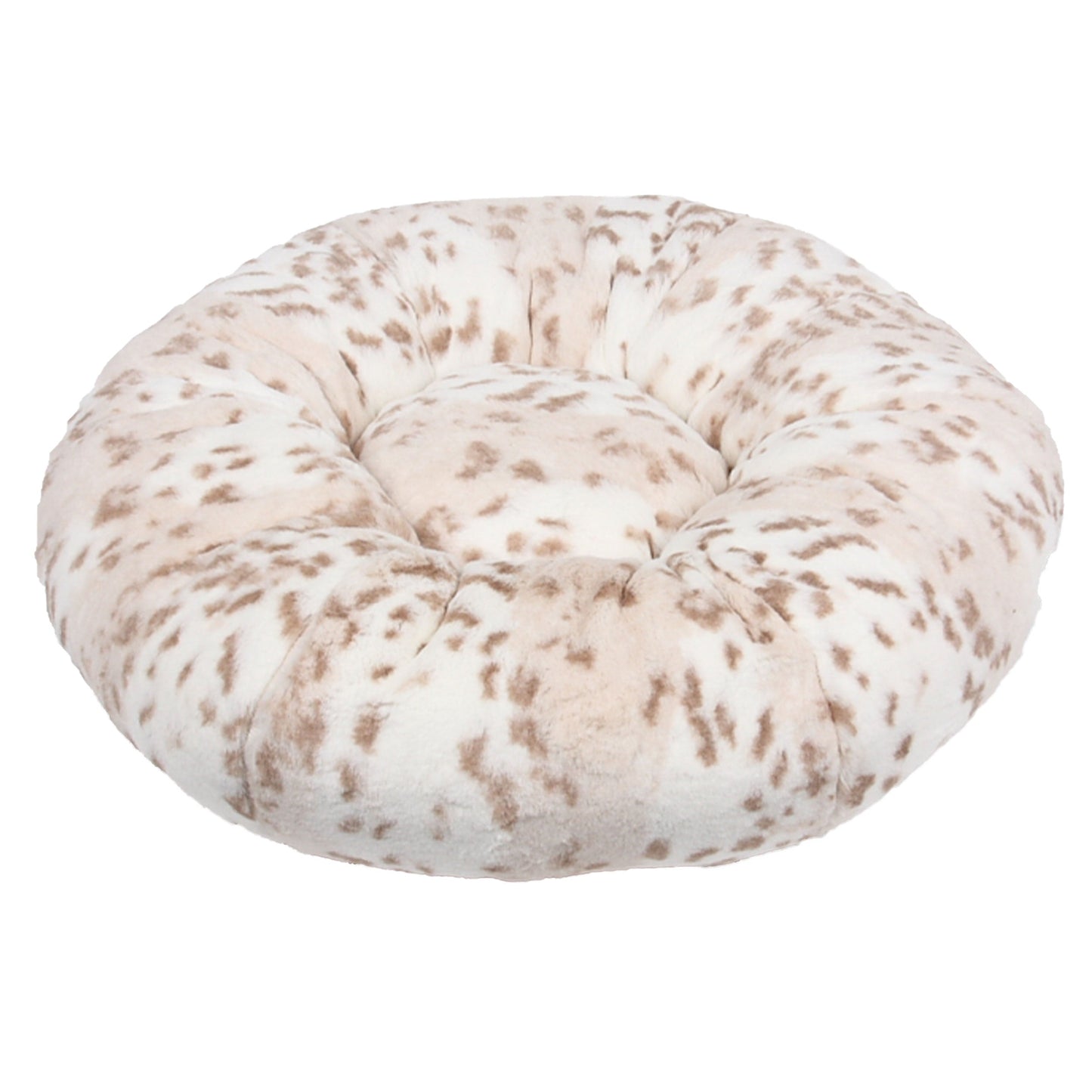 Soft Arctic Snow Leopard Bed