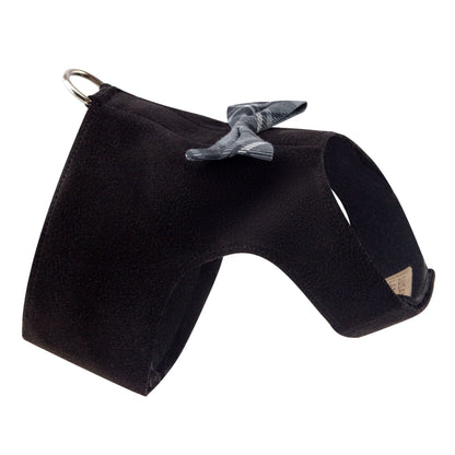 Scotty Charcoal Plaid Bow Tie Bailey Harness