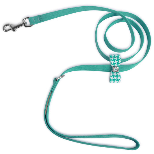 Bimini Houndstooth Big Bow Leash