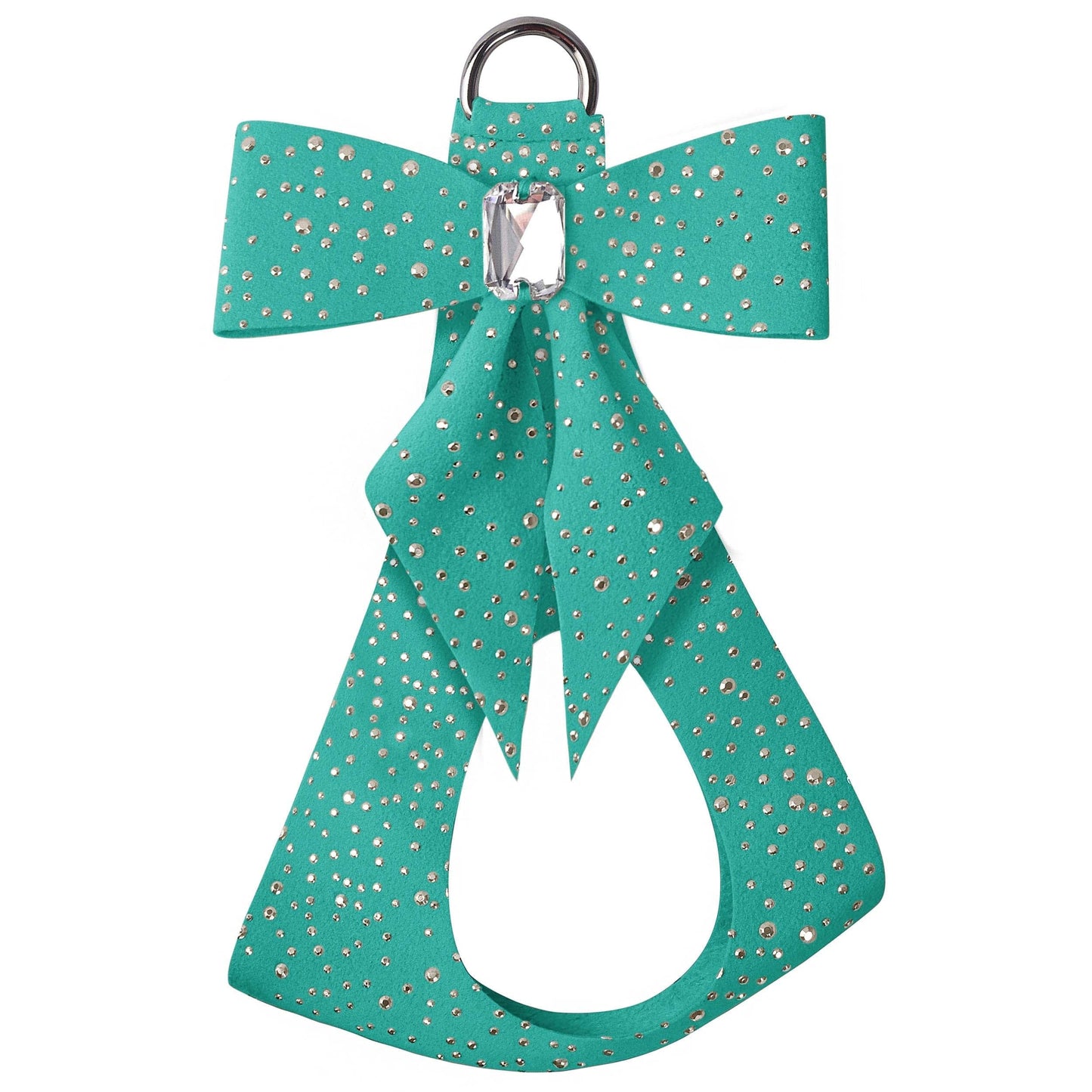 Silver Stardust Tail Bow Step In Harness-Pretty Pastels