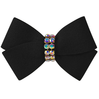 Nouveau Bow Hair Bow with Aurora Borealis Giltmore