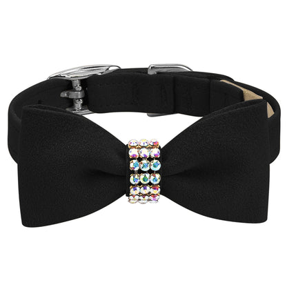 Aurora Borealis Giltmore Bow Tie 1/2" Cat Collar