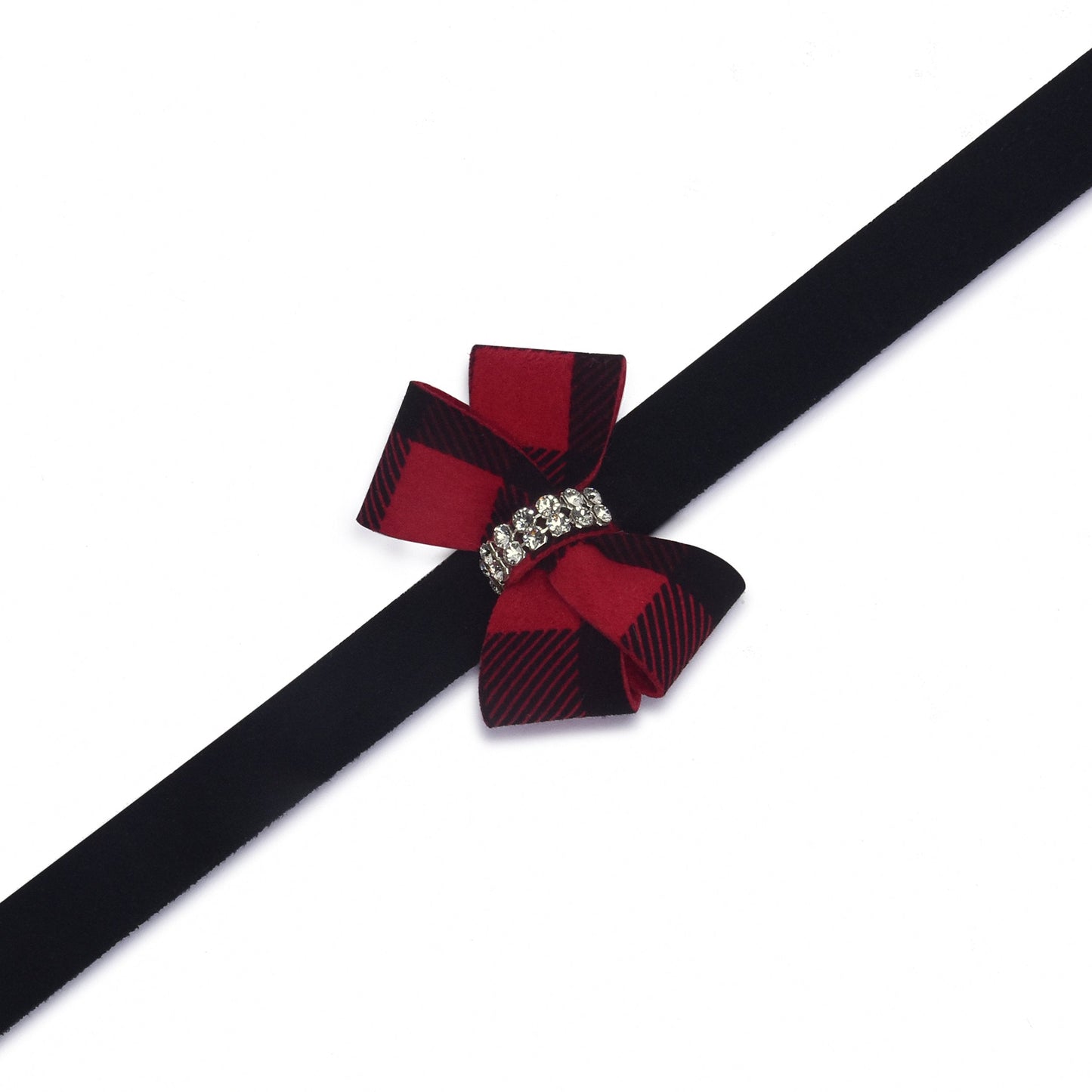 Red Gingham Nouveau Bow Leash