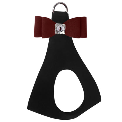 Burgundy Big Bow Step In Harness