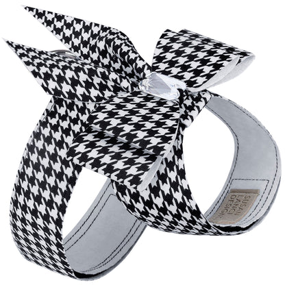 Houndstooth Double Tail Bow Tinkie Harness