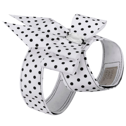 Polka Dot Double Tail Bow Tinkie Harness