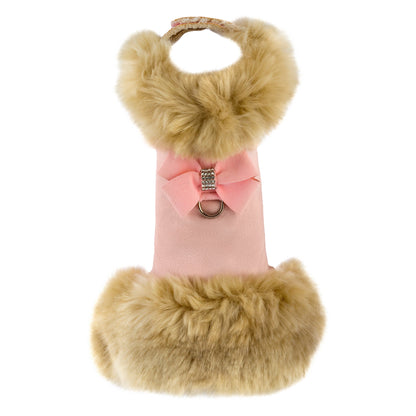 Nouveau Bow Champagne Fox Fur Coat