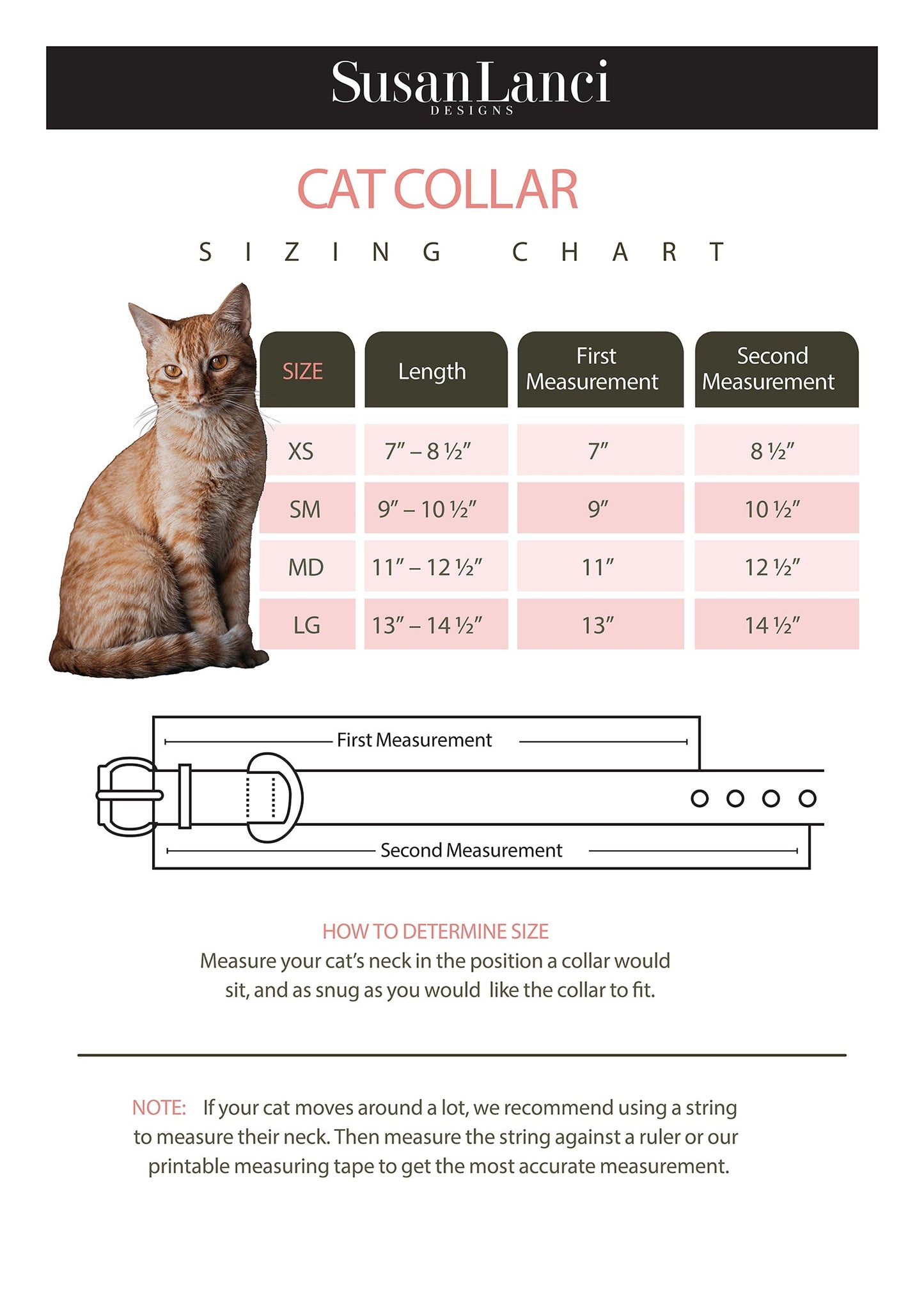 Piña Colada 1/2" Cat  Collar