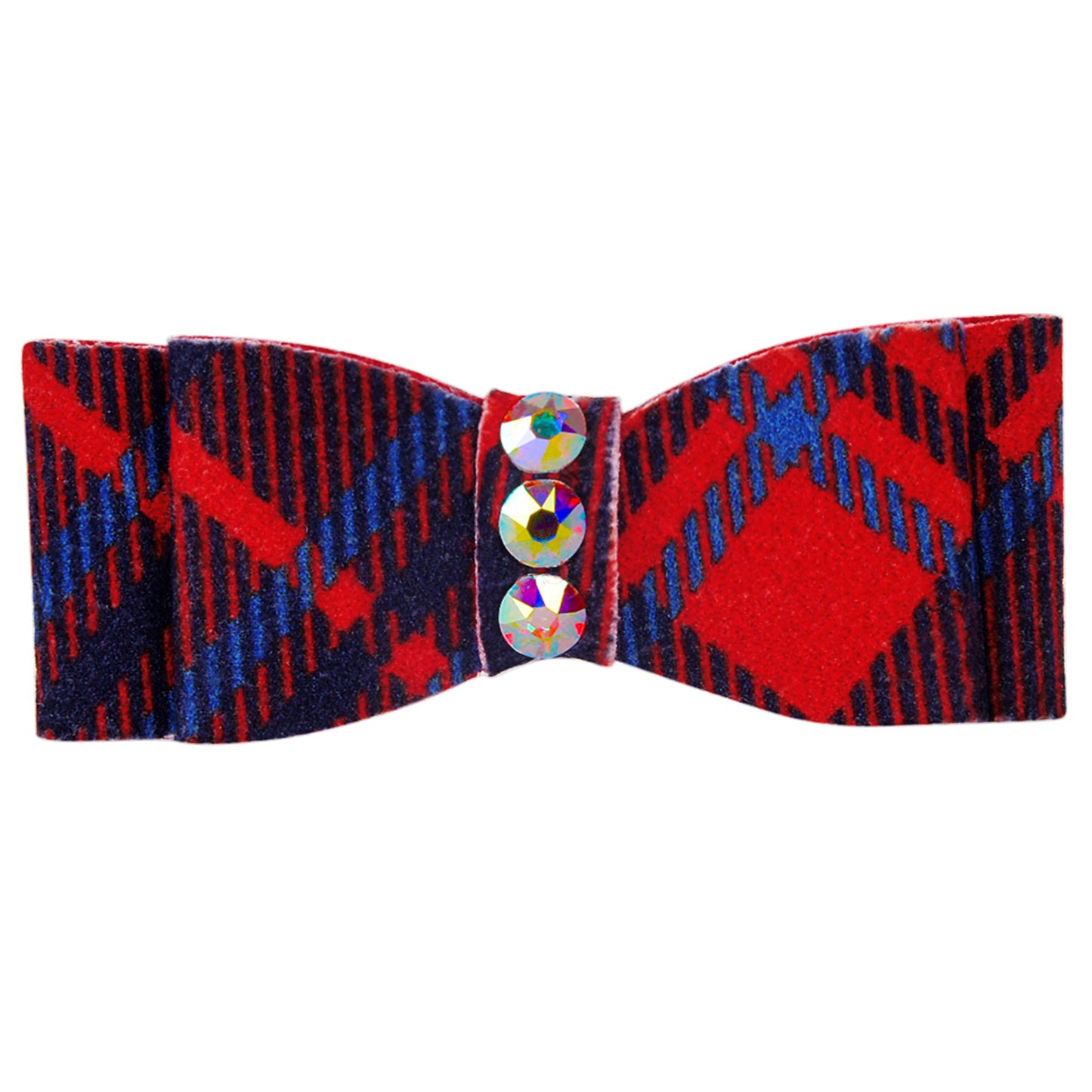 Scotty Plaid Plain Hair Bow