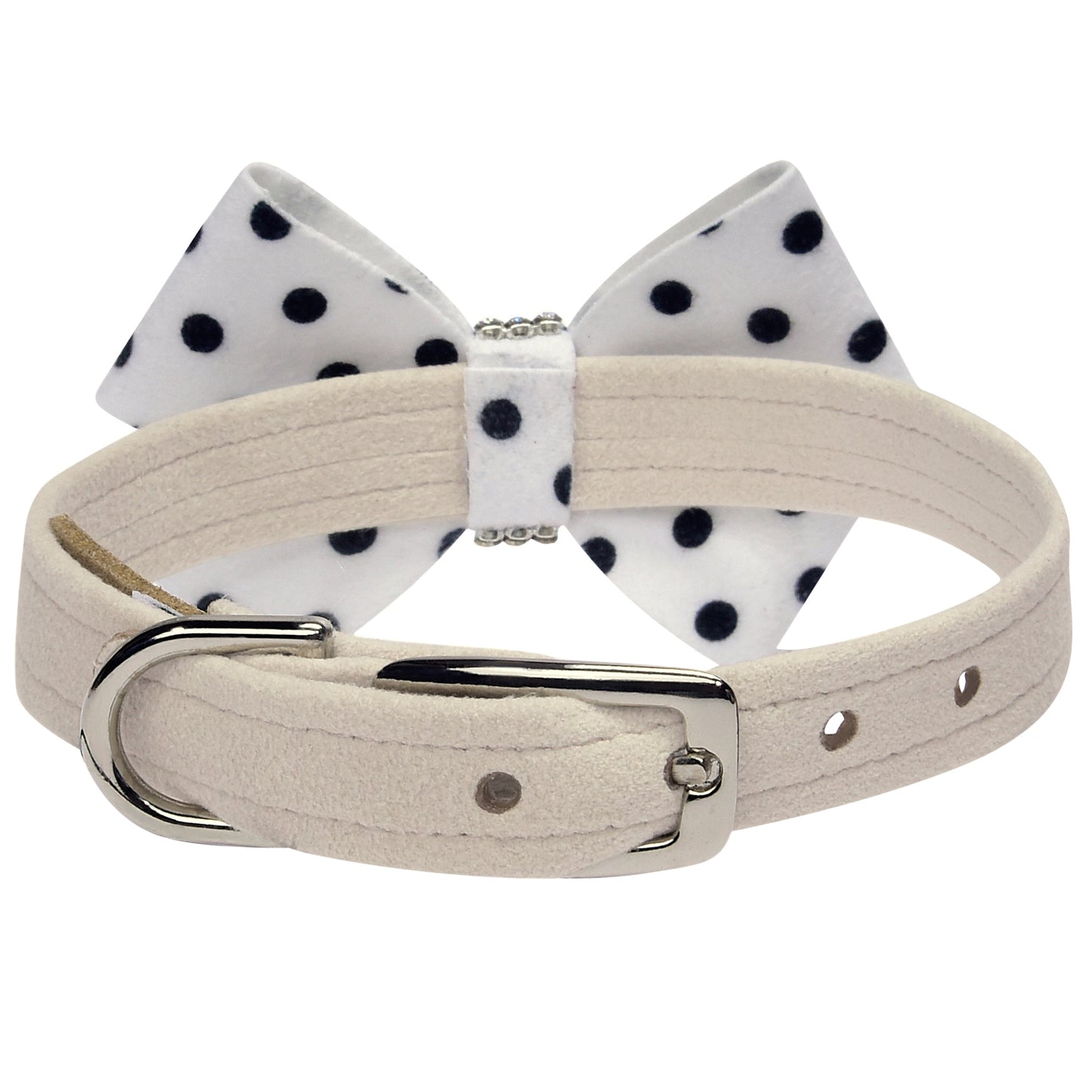 Polka Dot Nouveau Bow Collar