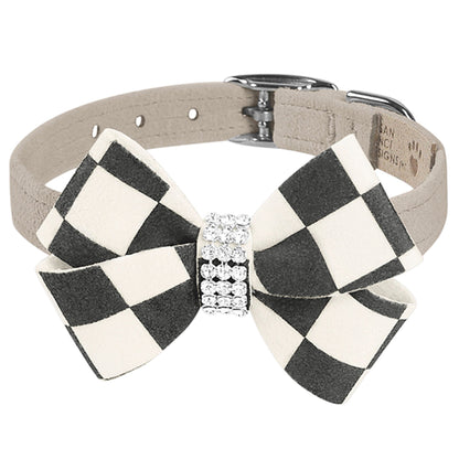 Windsor Check Nouveau Bow Collar