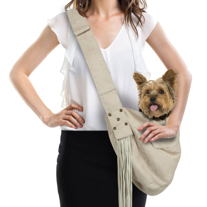 Doe Cuddle Carrier with Fringe