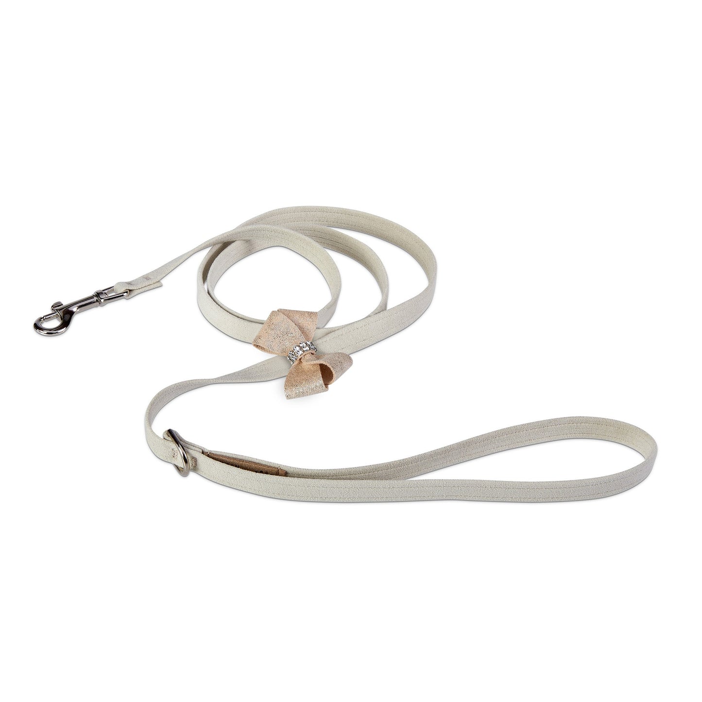 Champagne Glitzerati Nouveau Bow Leash