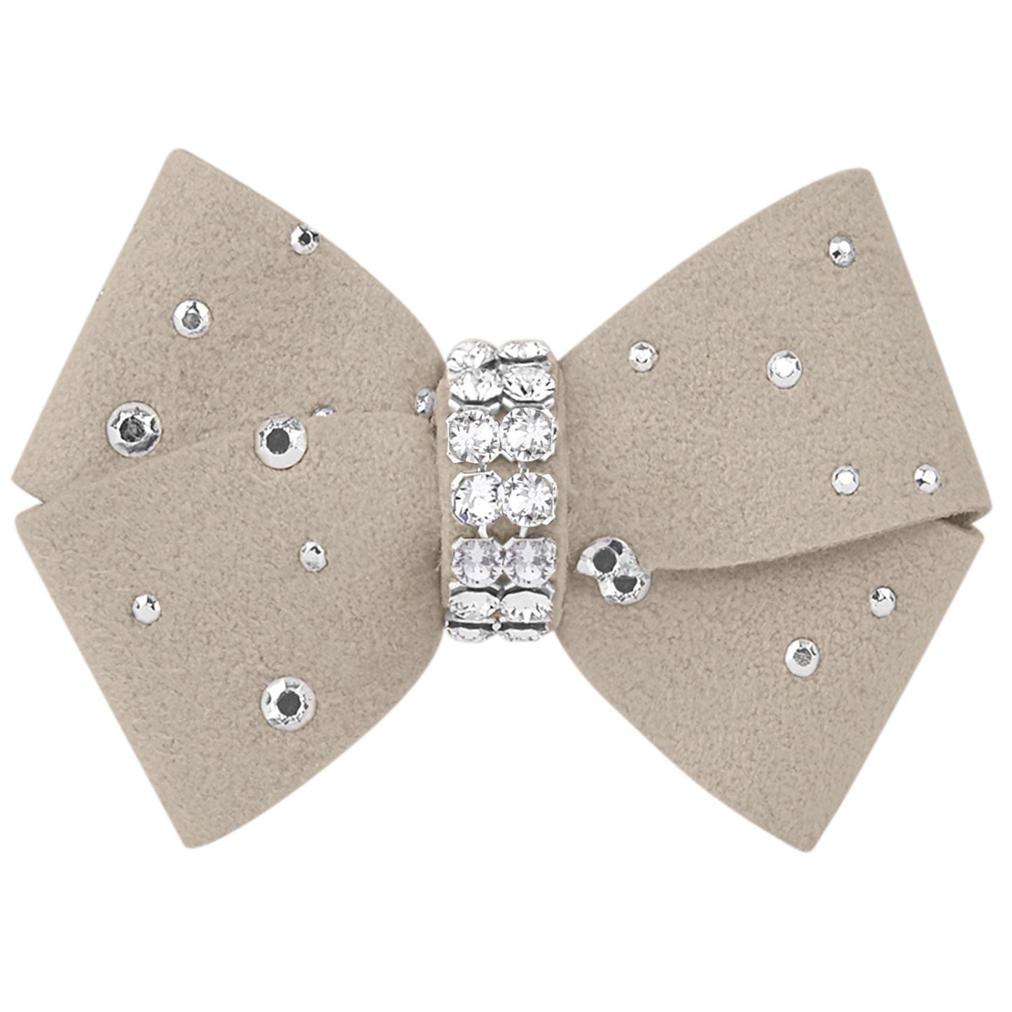 Nouveau Bow Hair Bow with Silver Stardust