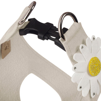 Large Daisy with AB Crystal Stellar Center Step In Harness-Classic Neutrals