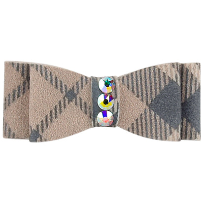 Scotty Plaid Plain Hair Bow