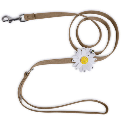 Large Daisy with AB Crystal Stellar Center Leash