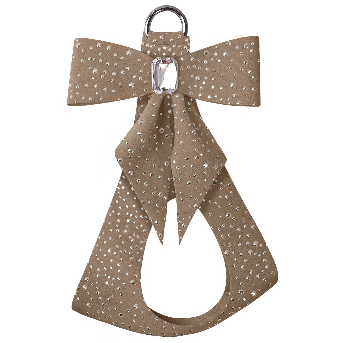 Silver Stardust Tail Bow Step In Harness-Classic Neutrals