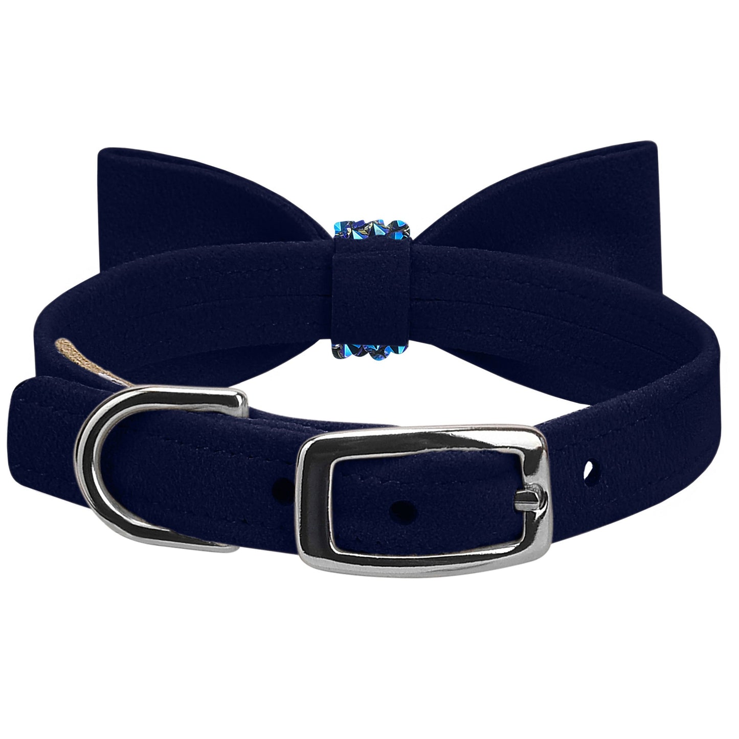 Midnight Puparoxy Indigo Bow Tie 1/2" Collar