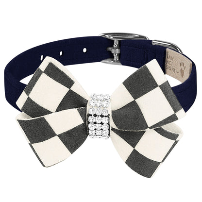 Windsor Check Nouveau Bow Collar