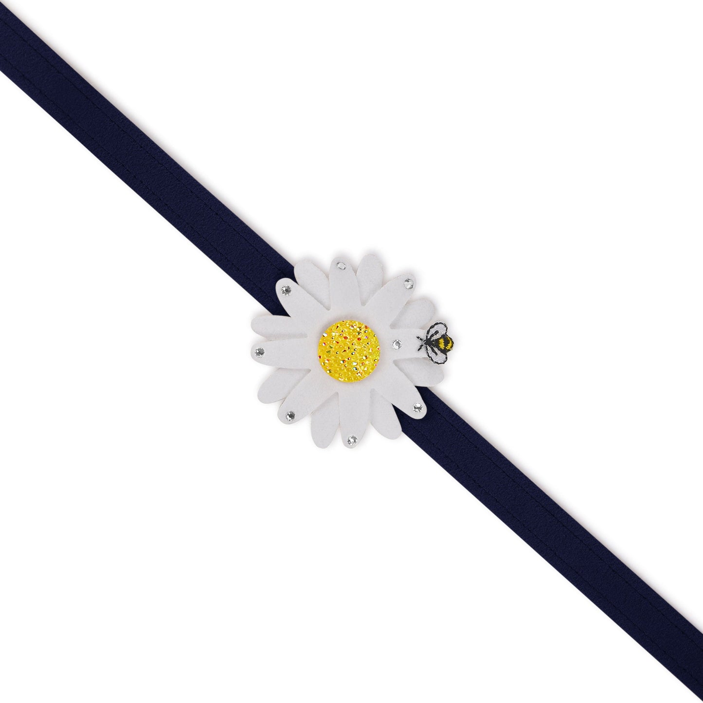 Large Daisy with AB Crystal Stellar Center Leash