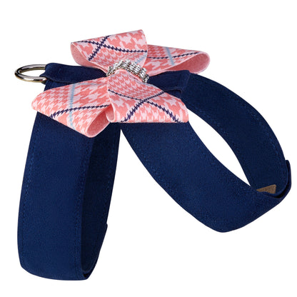 PeachesNCream Glen Houndstooth Nouveau Bow Tinkie Harness