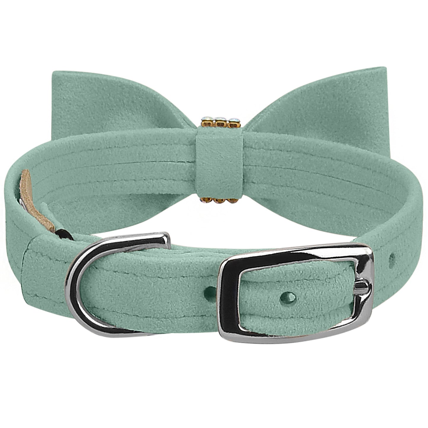 Aurora Borealis Giltmore Bow Tie 1/2" Cat Collar