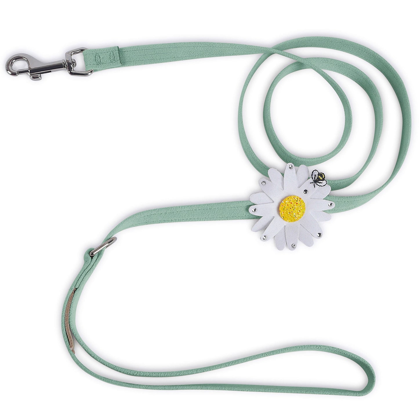 Large Daisy with AB Crystal Stellar Center Leash